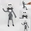 Jack Skellington Búp bê sang trọng Tay nghề thủ công vượt trội Quà Giáng sinh hoàn hảo