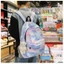 Balo ULZZANG thời trang, nhiều ngăn, vải chống thấm nước, trẻ trung phong cách Hàn Quốc