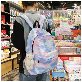 [Tặng kèm sticker] Balo ULZZANG thời trang, nhiều ngăn, vải chống thấm nước, trẻ trung phong cách Hàn Quốc