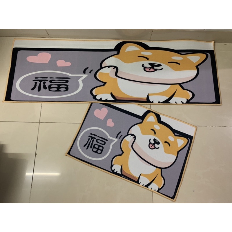 Thảm nhà bếp - thảm nhà bếp 2 tấm giá rẻ - bộ đôi thảm bếp