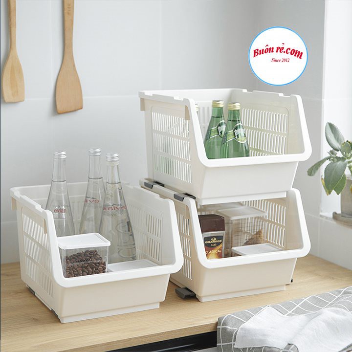 Combo 3 Kệ xếp tầng đa năng Việt Nhật (5569) đựng đồ tiết kiệm không gian chất liệu nhựa bền đẹp -Buôn rẻ 1234 | BigBuy360 - bigbuy360.vn