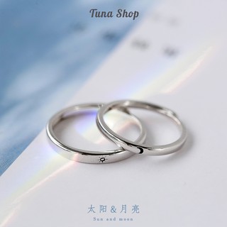 925 Silver Couple Rings, engravable by TuNa Silver - Trang sức bạc