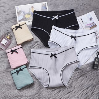 Quần lót nữ cotton tông màu nhẹ chất mát co dãn thấm hút mồ hôi phù hợp mùa hè thời trang L-803