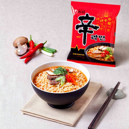 Mì cay Shin Ramyun Hàn Quốc gói 120G | Shopee Việt Nam