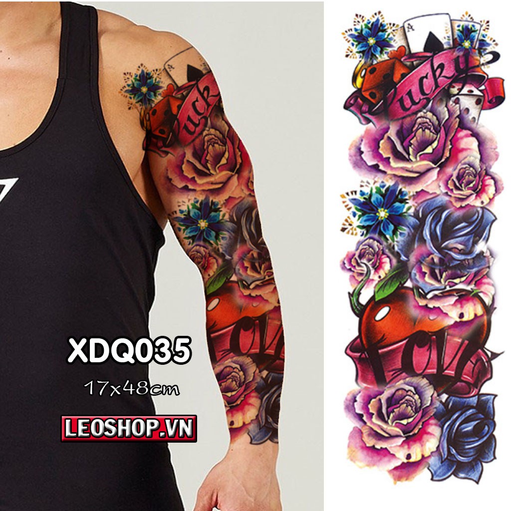 Full hand tattoo sticker - Nếu bạn muốn trải nghiệm cảm giác của một hình xăm đầy đủ trên tay mà không muốn đau đớn hay rủi ro như thật, hình xăm dán kín tay là lựa chọn hoàn hảo dành cho bạn. Hãy xem những mẫu hình xăm dán kín tay đầy sáng tạo và sinh động này!