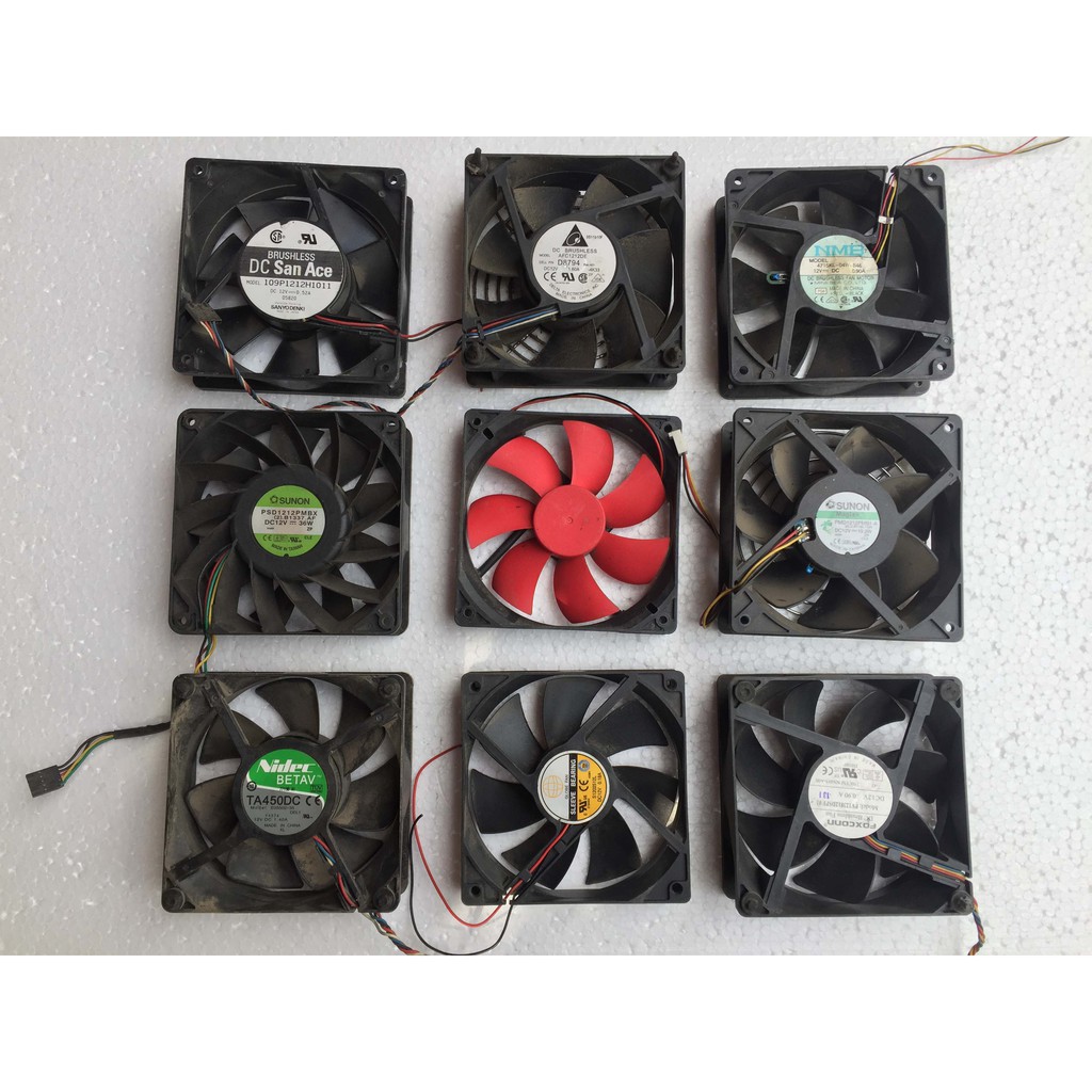 Quạt Fan 12V kích thước Fan 12 (12x12Cm)