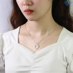 Quà tặng cho nữ - Vòng cổ nữ bạc thật mặt chữ cái hình trái tim khắc tên theo yêu cầu DCN0542 - Trang Sức TNJ — ảnh 6