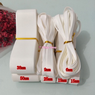 Ruy băng gân vải trơn 4cm lẻ 3 mét làm nơ, gói quà, làm phụ kiện handmade Pinky Shop