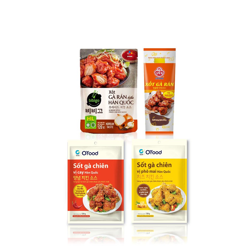 Xốt Gà Rán Kiểu Hàn Quốc BIBIGO/O'FOOD/OTTOGI gói 120g | Shopee Việt Nam