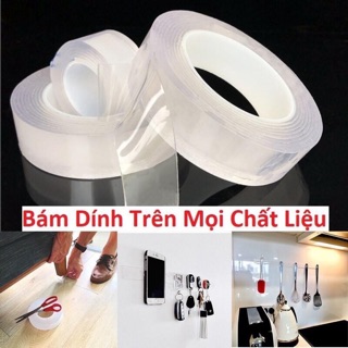 Băng Keo 2 Mặt Siêu Dính Đa Năng Tiện Lợi
