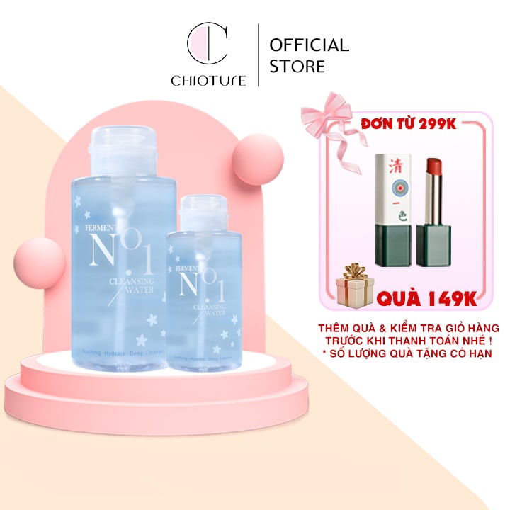 [Mã BMLTB35 giảm đến 35K đơn 99K] Nước tẩy trang cho mọi loại da Chioture Ferment one cleansing water 500ml