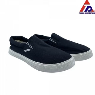 GIẦY VẢI EP02 - Giầy lười màu xanh tím than