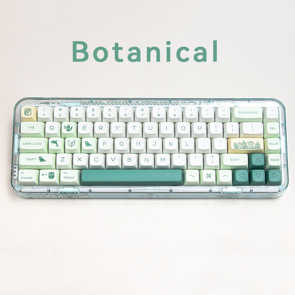 144 Nút bàn phím GMK Botanical cấu hình XDA bằng PBT nhuộm thăng hoa ...