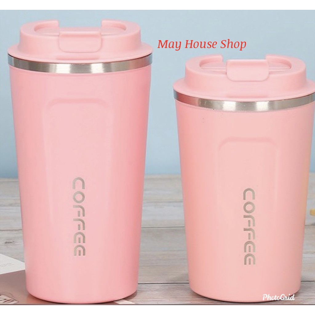 Ly giữ nhiệt Coffee lõi inox 304 dung tích 380ml – 510ml | Shopee Việt Nam