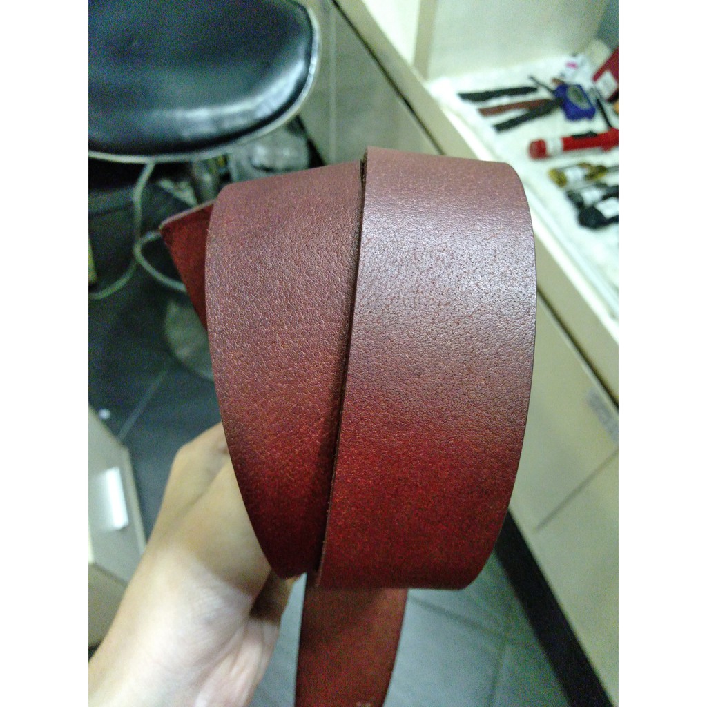 Dây da thắt lưng GOAT MD165 Màu Nâu đỏ