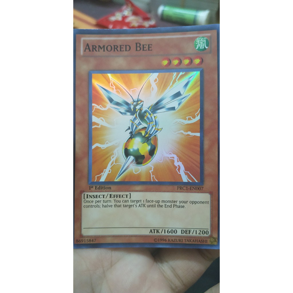 Th bi Yugioh TCG] Armored Bee - PRC1-EN007 - Super Rare | Shopee Vit Nam