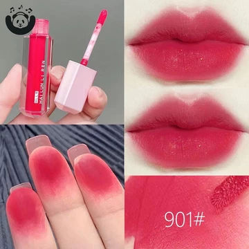 Màu hồng kim cương đường lỏng liptic atomtic nhung son bóng mờ màu hồngflash son môi bóng son bóng son màu mờ chống nước HSU