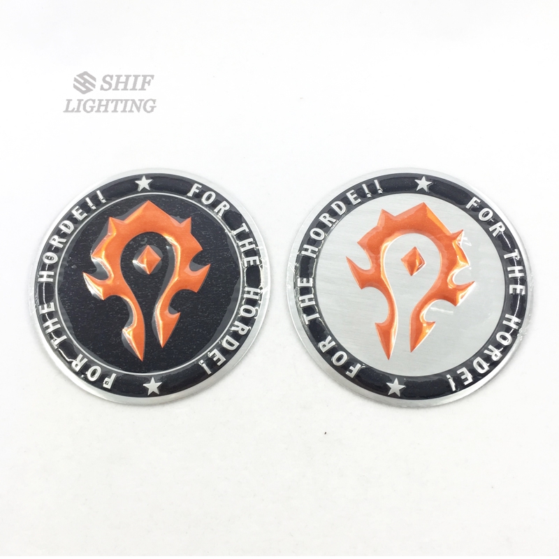 1x Decal dán biểu tượng ô tô bằng nhôm WOW World of Warcraft | Shopee ...