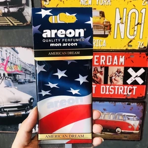 Lá Thơm Treo Xe Ô Tô Areon Mon Hương American Dream Tươi Ngọt - Lá Thơm Areon Chính Hãng Khử Mùi Xe MA41