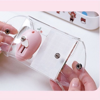 Ví thẻ mini/ ví cầm tay ngắn nút bấm tiện lợi Hàn Quốc
