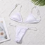 ESSENCEH Đồ bơi eo thấp đi biển Sling Backless Khóa kim loại Bộ Bikini gợi cảm