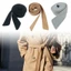 MONOSTYLE Len Sash Nam Nữ Vintage Áo Len Giả