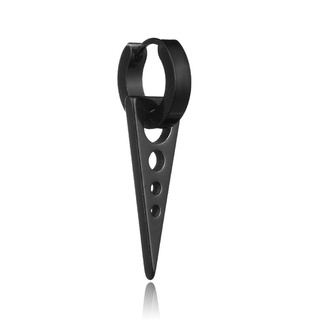 Khuyên tai nam Hàn Quốc hình tam giác xỏ lỗ (1 chiếc) LINDO titan không đen, không gỉ đeo nhiều dịp