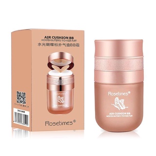 Rosetimes Phấn Nước Air Cushion Dưỡng Ẩm Che Khuyết Điểm Cách Ly Có Đầu Mút Tán Tiện Dụng