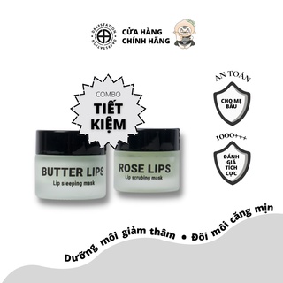 Trọn bộ dưỡng môi giảm thâm 2 sản phẩm ROSELIP + BUTTERLIP