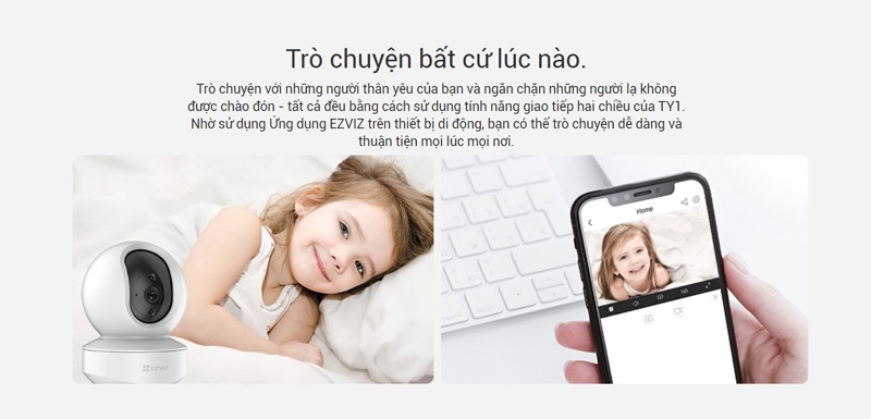 Mô tả Camera Wifi Trong Nhà Xoay (360) EZVIZ H6C PRO 5M FULL HD [Có cổng Lan] - 4