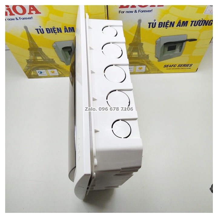 Tủ điện LiOA đế nhựa 2/4 - 3/6 - 4/8 Aptomat MCB, MCCB, RCBO Chính hãng ...