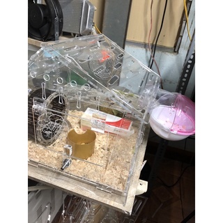 Lồng chuột hamster đầy đủ phụ kiện, 22x22x22cm, mê ka cao cấp, hàng chuẩn xịn