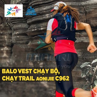 Balo Vest Nước Chạy Bộ Chạy Trail Aonijie C962 ôm sát thấm hút - Minori Store