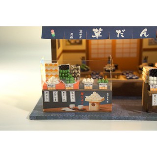 Mô Hình Nhà Gỗ Tự Ráp - Kèm Sách Hướng Dẫn - Tiệm Bánh Dango - Thế Giới Tí Hon miniature