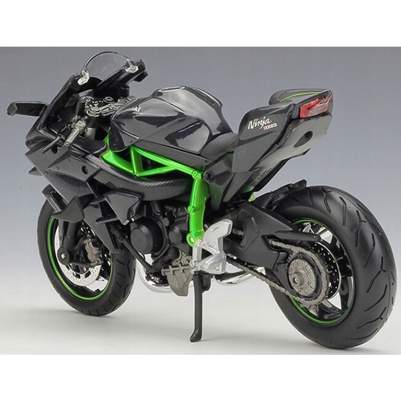 Ảnh Đồ Chơi MAISTO Xe Mô Tô Lắp Ráp Kawasaki Ninja H2TM R Tỉ Lệ 1:12 39198/MT39051AL 2
