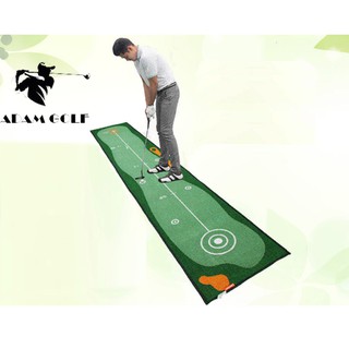 NEW 2021 - Loại 1 - Bảo hành 1 năm - Thảm tập Putt nâng cao cho người chơi Golf, cho nhiều bài tập góc và khoảng cách