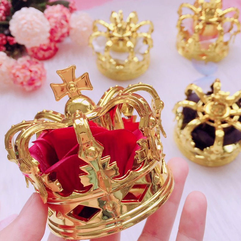 Fl Gothic Công Chúa 3D Tiara Vương Miện Luxuries Nhân Tạo Hoa Hồng Cosplay Mũ Đội Đầu Phụ Kiện Tóc Có Kẹp Ruy Băng
