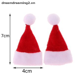 Bộ 2 Mũ Giáng Sinh Trang Trí Búp Bê Phong Cách Giáng Sinh