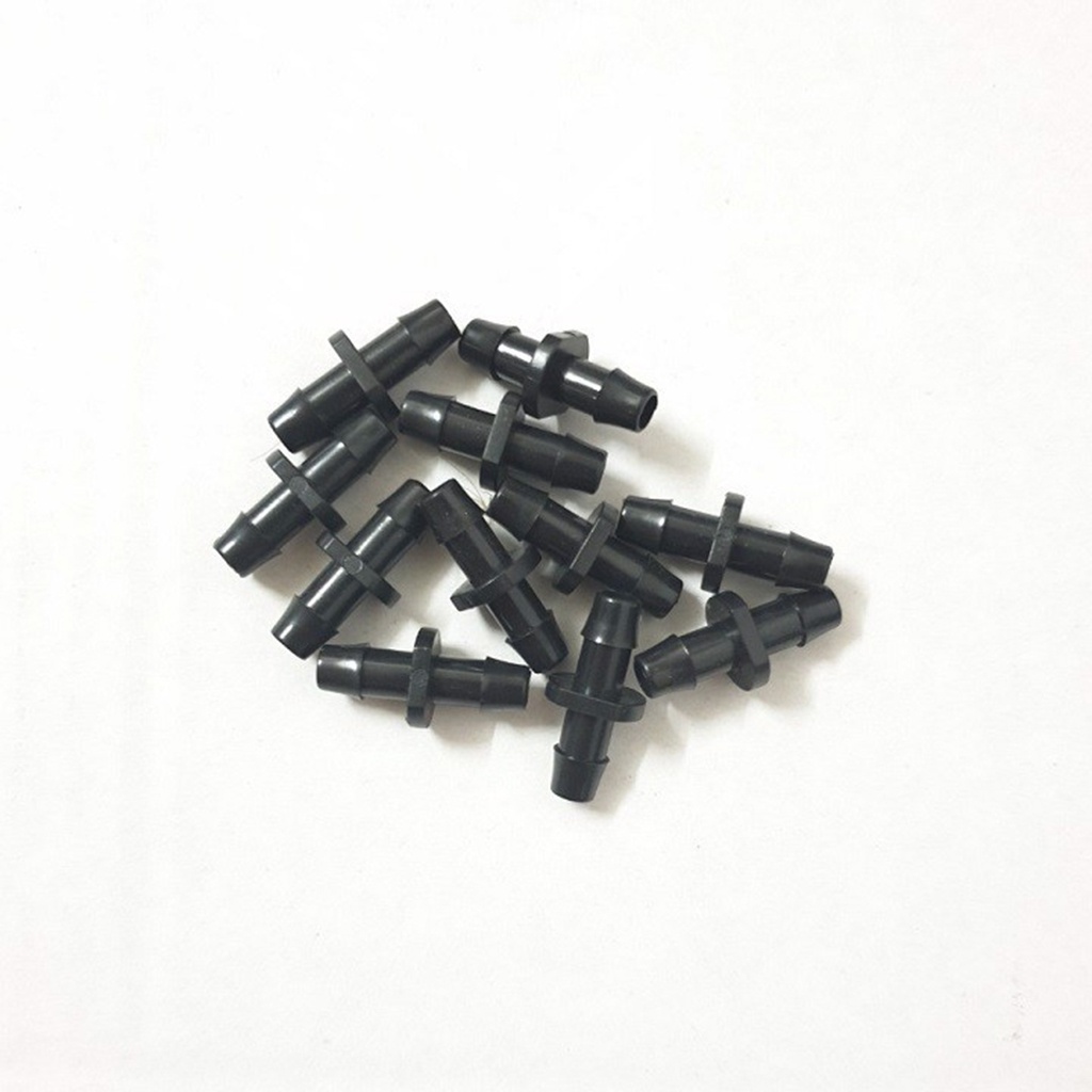 10 Phụ kiện ống PE/LDPE 6mm, khởi thủy, nối ống, bịt ống, tê chia nhánh... ống tưới cây