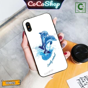 Ốp iphone in hình cực đẹp - Những chú Cá Heo đáng yêu -6/6plus/6s/6splus/7/7plus/8/8plus/x/.....