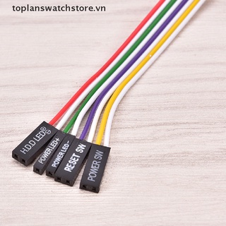 Dây Cáp Nguồn Bo Mạch Chủ ATX PC 2 Nút On / Off / Reset w / LED 68cm