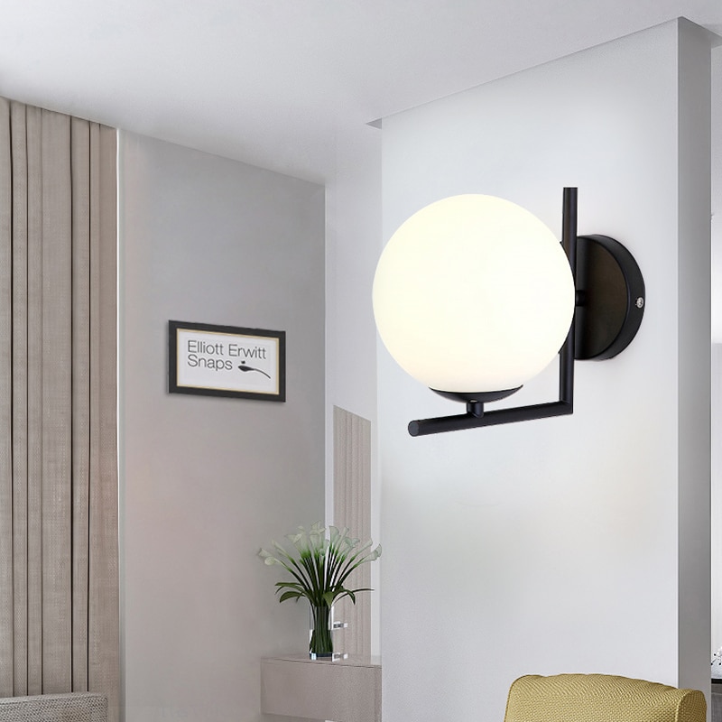Đèn tường retro thẩm mỹ Đèn chiếu sáng phòng tắm hành lang trong nhà trang trí tường sconce phòng ngủ Bắc Âu bên cạnh