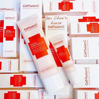 Kem chống nắng Cell Fusion tone up MẪU MỚI 50ml