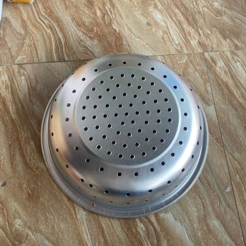 rổ nhôm đủ cỡ từ phi 32 đến 60 cm hàng dầy bền đẹp không bị sỉn màu aladanh-net-vn