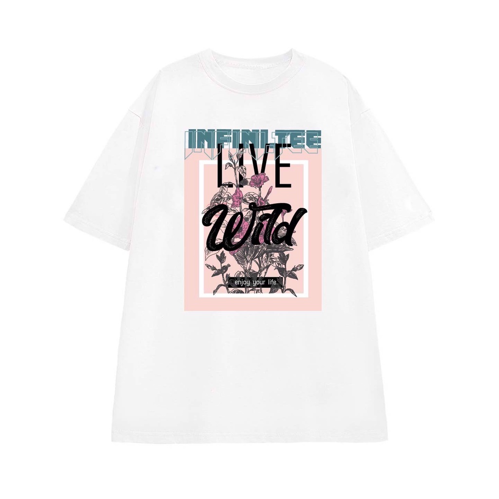 Áo thun INFINITEE Fni0245, Thun 100% Cotton - form rộng Unisex.