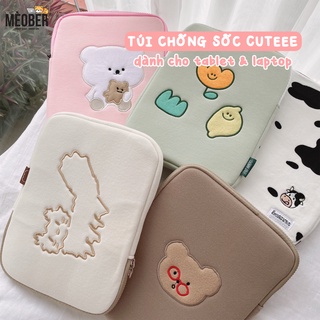 Túi chống sốc Cute dành cho Laptop và i pad i pad Pro 11, i pad Gen 5 6 7 8 9, i pad Air 2 3 4, i pad mini 4 5 6...