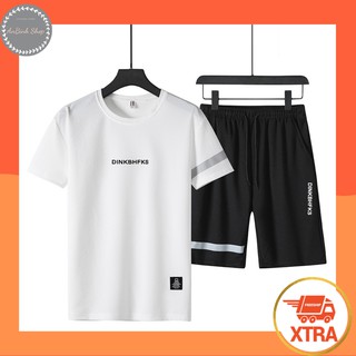 [GIAO HỎA TỐC] Set đồ bộ nam thể thao đơn giản thoáng mát co dãn dùng để mặc đi chơi hay tập gym đều được
