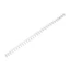 Thanh lò xo 30 còng đóng gáy sổ sức chứa 50 tờ linh hoạt tổng chiều dài 11'' cho trường học/văn phòng