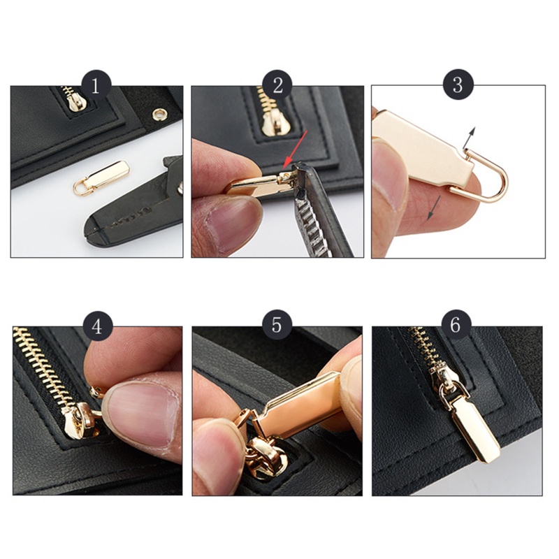 Dụng Cụ Sửa Chữa Khóa Kéo Bằng Kim Loại Thay Thế Cho Balo/Túi Xách