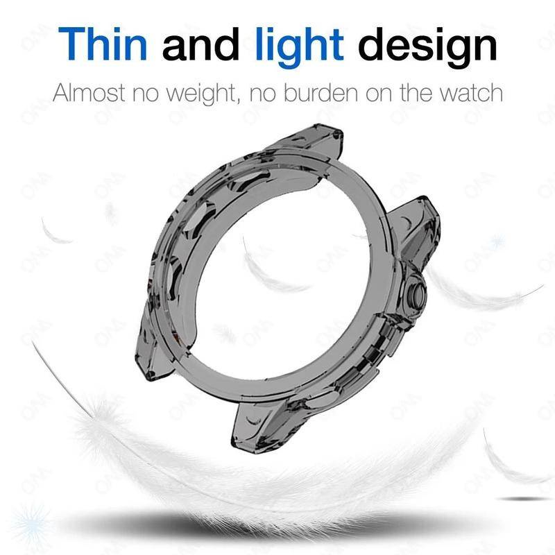 Ốp Bảo Vệ Siêu Mỏng Cho Garmin Fenix 7 7S 7X Đồng Hồ Thông Minh Ốp Lưng Chống Va Chạm TPU Mềm Vỏ Bảo Vệ Rỗng
